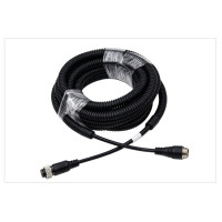 M12 aviation corrugated 4P pure copper truck reversing signal cable monitoring extension cable reversing video extension cable